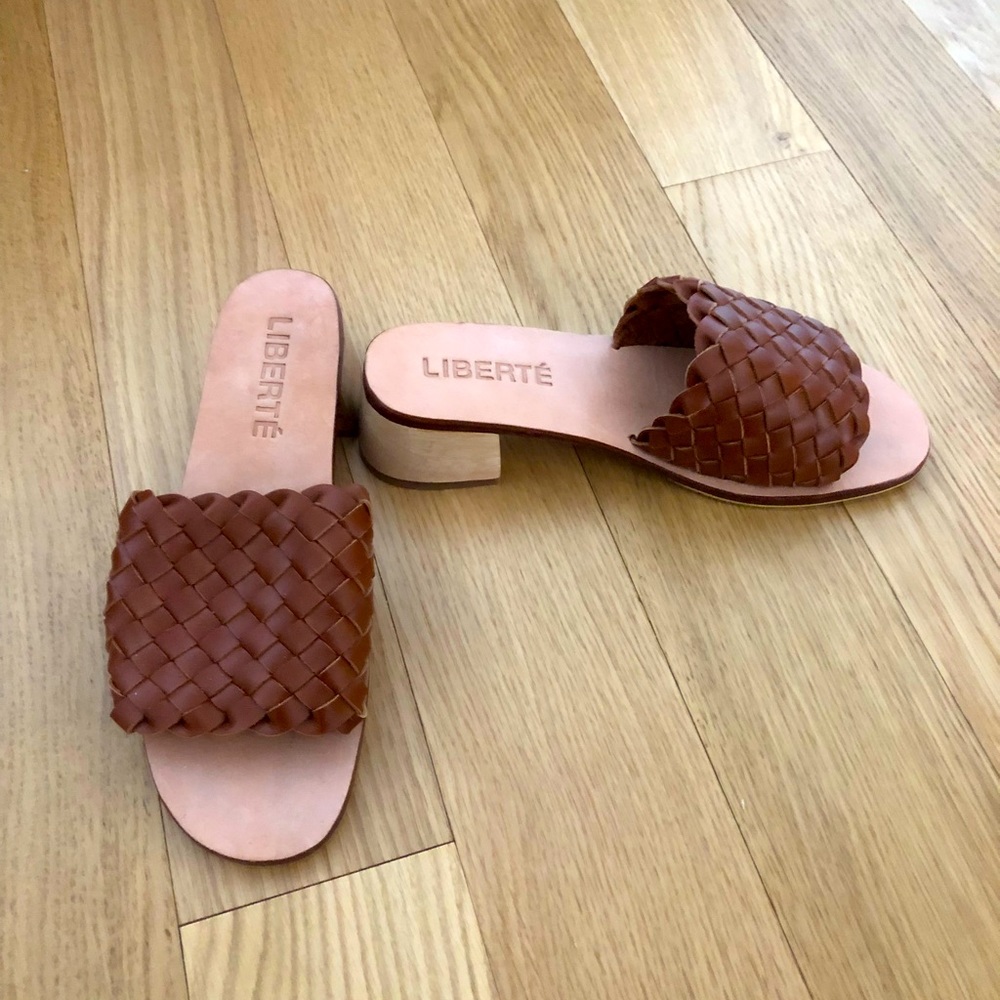 Liberte mules - cognac size 8. Never worn!!!